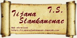 Tijana Slankamenac vizit kartica